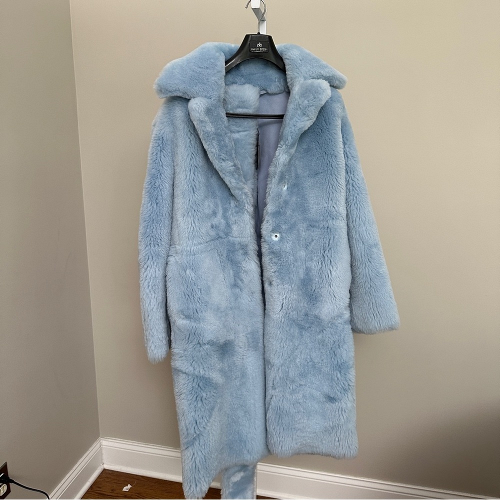 MACKAGE
ETIENNE Shearling coat with belt NEW WITH TAGS SIZE XS - Picture 4 of 12